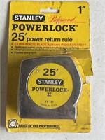 Stanley 25ft Powerlock II tape measure, new