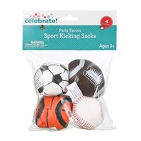 SM3547  Way to Celebrate Sport Hacky Sack - 4pc