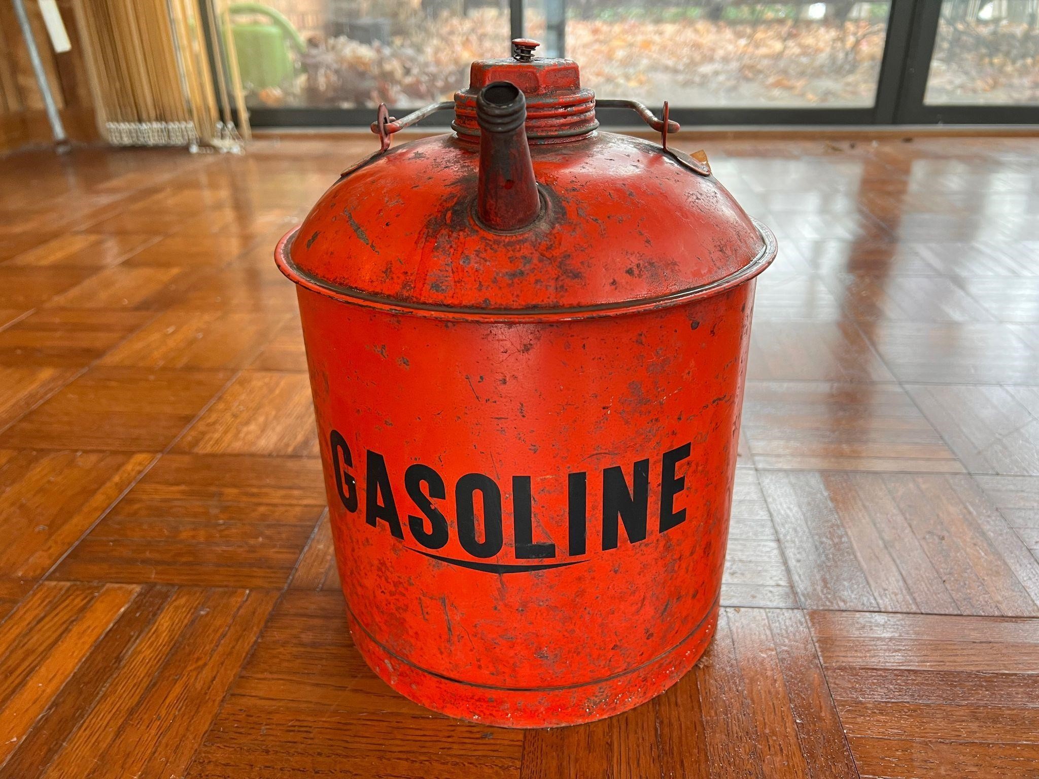Vintage Red Gasoline Can