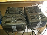 2 electric heaters