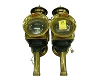 Pair of electrified coach lights