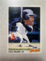 1992 SCORE CECIL FIELDER CARD