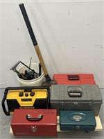 Toolboxes, Tools & Dewalt Work Radio