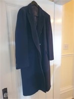 Men's Cashmere Blend Woven In Italy Coat