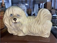 Vintage dog statue
