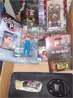 Box Lot of Various Racecar Collector Items- C