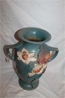 Roseville Magnolia Pottery double handle Vase