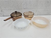 Fire King Bowls & Corning Ware Glass Pans