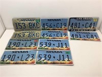 Asstd Matched Pair Metal License Plates