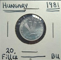 Uncirculated 1981 Hungary coin