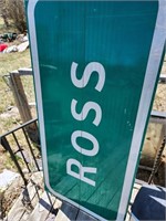 4 ft Ross Highway Town Sign