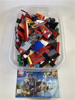 Box of Lego Parts & Pieces