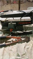 Craftsman Scroll Saw, Hedge Trimmer and Bolt