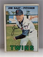 1967 Topps Jim Kaat #300 Crease