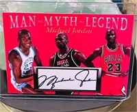 Michael Jordan Man-Myth-Legend Promo Card