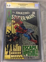 CGC 9 Signed by Stan Lee Amazing Spider-Man #65