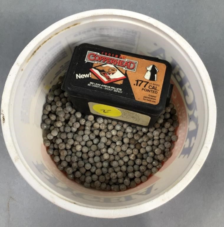 Container of bbs
