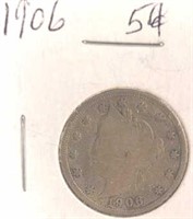 1906 Liberty " V " Nickel