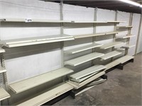 WALL MOUNT SHELVING 4FT SECTIONS 7FT TALL