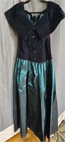 Vintage Alfred Angelo Formal Dress Iridescent