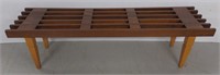 Wooden Bench, 13.5"T x 48"W x 12.5"D