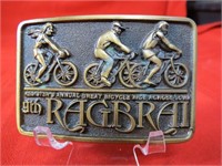 9th Ragbrai bicycle belt buckle.