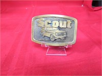 IH International Harvester Scout belt buckle.