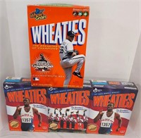 Four Sealed Wheaties Sports Cereal Boxes
