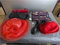 Lot Of Red Hat Society Items