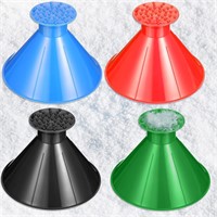 Round Snow Scraper Funnel x2