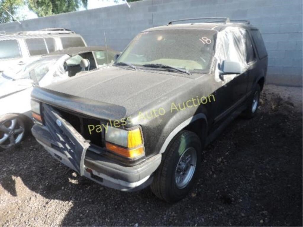 1994 Ford Explorer 1FMCU24X4RUC59242 Black