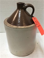 Brown and White crock jug appx. 3 gal