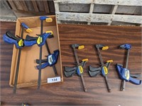 (4) 6in Irwin Clamps & (2) 12in Clamps