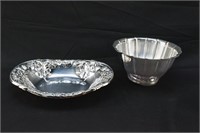 2 Sheffield Silver Co. USA Silverplate Dishes