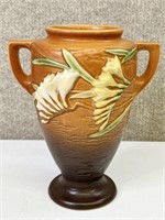 Orange Floral Vase