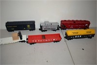 Lionel Six Piece Assorted Railrod Cars