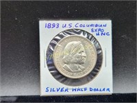 1893 U.S. COLUMBIAN EXPOSITION SILVER HALF DOLLAR