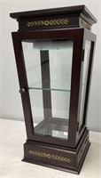 Bombay Wood Lighted Display Cabinet