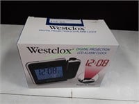 Westclox Digital Projection LCD Alarm Clock
