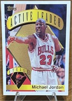 Michael Jordan 1995 Topps Active Leader