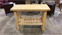 BUTCHER BLOCK TABLE