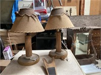 Wooden lamps