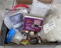 Garage Items Including Locks, Hole Saw Kit, Work