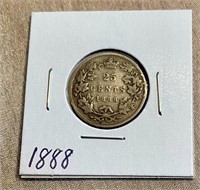 1888 25 CENT