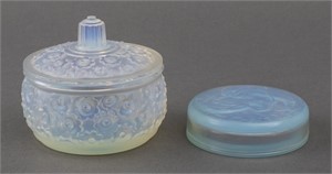 Sabino Opalescent Art Glass Boudoir Boxes, 2