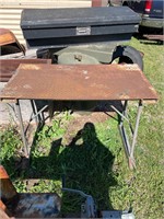 4 foot all metal shop table