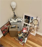 Corner lot with shredder, home décor,