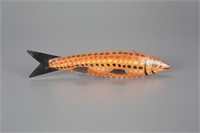 Large Orange Fish Decoy
