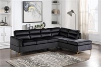 HH73997 Vogue Black Sectional