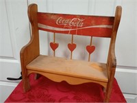 Coca cola small bench decor